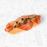 Miss hotdog (cheese + mushroom +bacon)