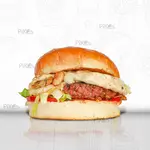 Mushroom burger ( mushroom +cheese)