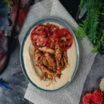 Hummus With Chicken Shawarma