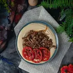 Hummus With Meat Shawarma