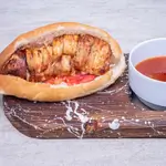 Chicken Shawarma In Turkish Bun