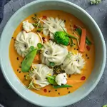 Veg Soup Momo