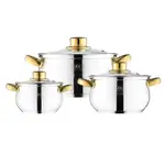 Zio Ss Cooking Set 3pc Z-1118
