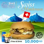 Swiss Mushroom Burger