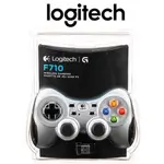 Logitech F710 Wireless Gamepad, 2.4 GHz Wireless with USB Nano-Receiver, Controller Dual Vibration Feedback, 4 Switch D-Pad, PC - Grey/Black