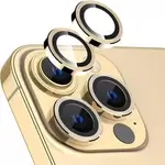 IPHONE 13 PRO MAX CAMERA LENS PROTECTOR - (gold)