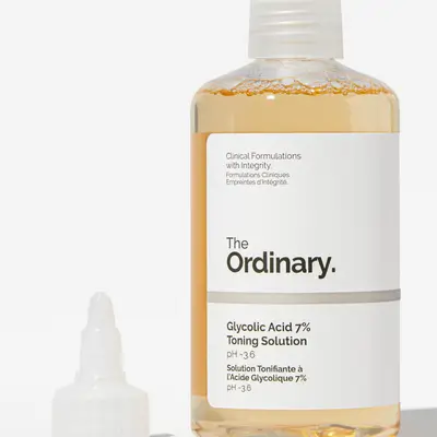 The Ordinary Glycolic Acid 7% Exfoliating Toner 240ml تونر مقشر للبشرة بحمض الجليكوليك 7% من ذا اورديناري 240 مل
