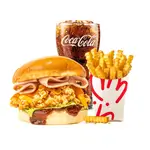 Smoked Chicken Burger Combo
