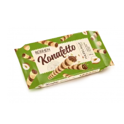 Roshen Konafetto Bisc Hazelnut 140g