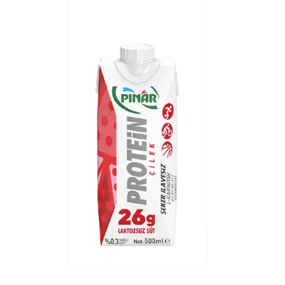Pinar Protein Milk Strawberry 500ml