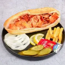 Shawarma In Turkish Bun