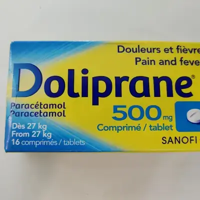 Doliprane paracetamol sanofi 500mg 8 tabs france