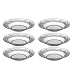 Zio Plate Set Glass 6pc Z-4403-07