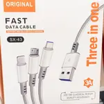 Three In One Fast Charge 3a (Sx-43)
