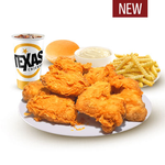 4 Piece Chicken Wings Combo