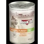 Bonacebo cats chicken & Turkey 400g