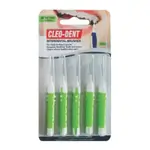 Cleo-dent Inerdental Brushes 0.6 Mm Green