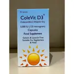 Colevit  D3  5000 Iu  (30 Cap )