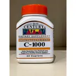 Vitamin C -1000 ( 30 Caplets ) 21st Century