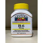 Vitamin B-6 100 Mg ( 30 Tablets ) 21st Century