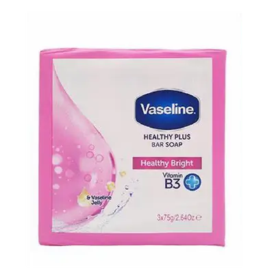 Vaseline Soap Bar Healthy/brt 75gx3