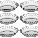 Zio Plate Set Glass 6pc Z-4402-06