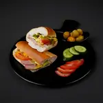 Turkey And Cheese Sandwich