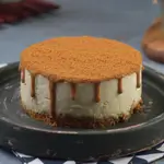 Lotus Kunafa Cheesecake