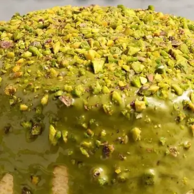 Japanese Pistachio Cheesecake