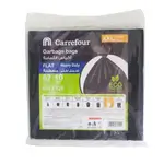 Carrefour Flat Black Garbage Bags 105 X 12
