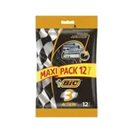 Bic 3action Shave Razor Men X12