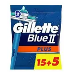 Gillette Blue2 Plus Razors X15+5 Fr