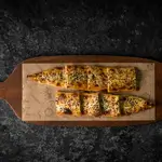 Pide With Meat & Kasseri Cheese