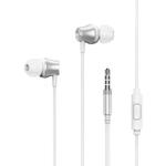 Remax RM-202 In-Ear Stereo Metal Music Earphone with Wired Control + MIC Support Hands-Free