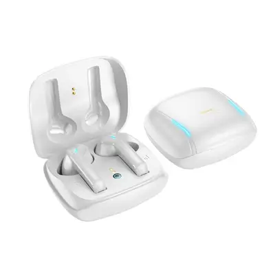 REMAX TWS-40 True Wireless Music Gaming Bluetooth Earphone(White)