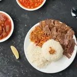 Rice With Beef Shawarma