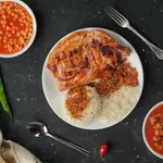 Half Chicken And Rice