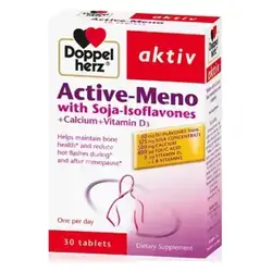 Active_Meno Soya Isoflavones + Calcium +Vit D3 30 Tablets