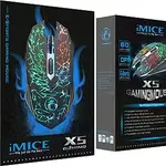 ENTWINO iMiceX5 Gaming Mouse, 6 Buttons, RGB Lights, Laptop & Computer Mouse, Braided Wired Optical Gaming Mouse