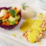 Chicken With Lemon Sauce Platter