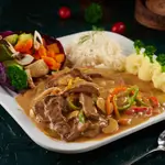 Beef Stroganoff Platter