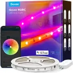 Govee 65.6ft RGBIC LED Strip Lights for Bedroom H619A, Smart Alexa Compatible, DIY Multiple Colors on One Line, Color Changing , Music Sync, Festival Decoration, 5M