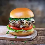 Mushroom Beef Burger