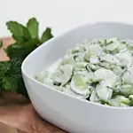 Cucumber, Yogurt And Mint