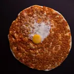 Double Beef Lahmacun With Egg
