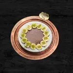 Pistachio Konafa With Belgian  Chocolate