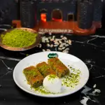 Burma With Cream and Pistachios
