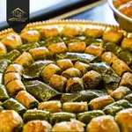 Mix Pistachio Baklava half - Kilo