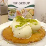 Kunafa + Ice Cream