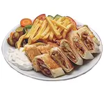 Arabic Meal Saj Bread